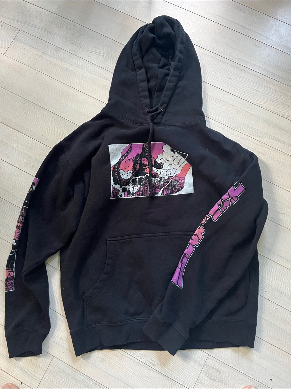 Godzilla Crunchyroll  Black Limited Edition Hoodie